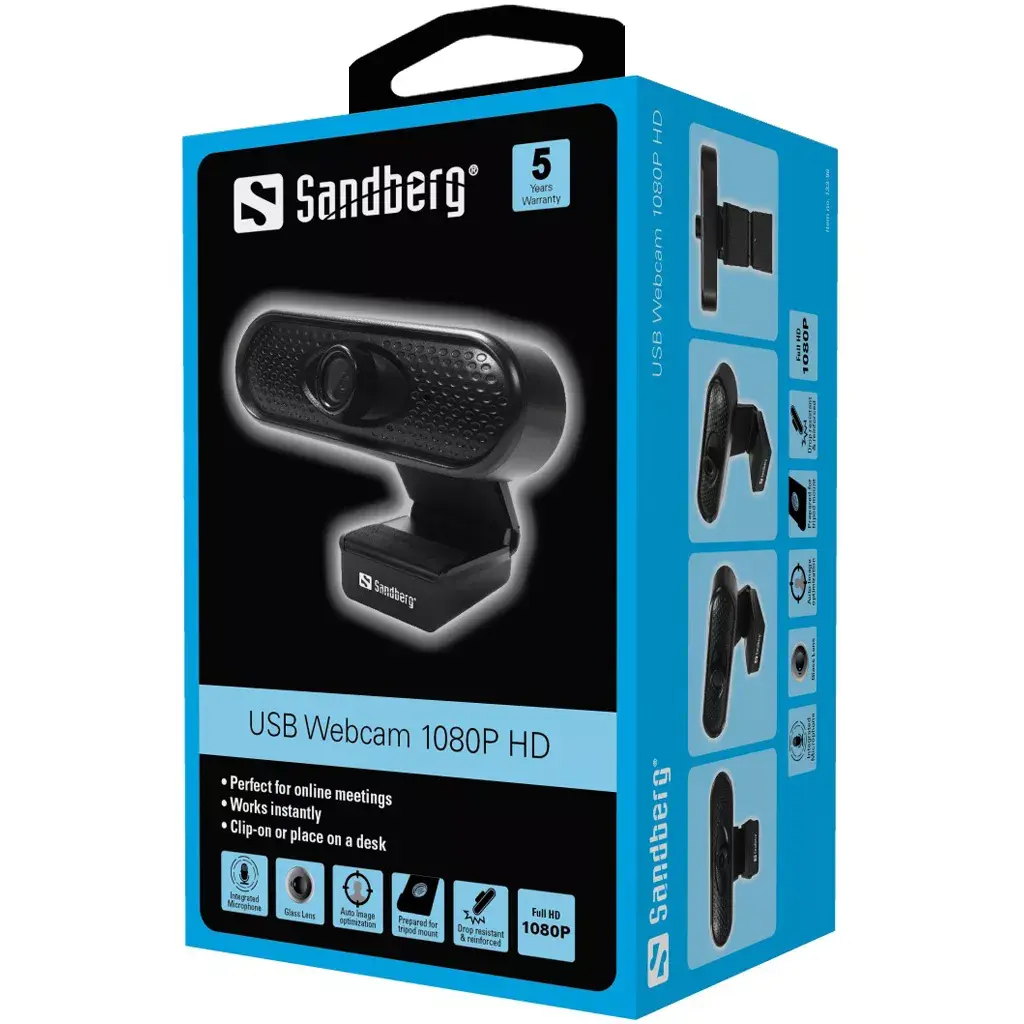 Веб-камера Sandberg USB Webcam 1080P HD Photo 5