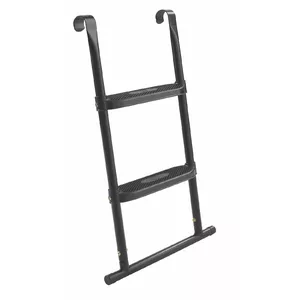 Trampolīnas kāpnes Salta 610 — tērauds, taisnstūrveida, platums 520 mm, dziļums 860 mm, melnas