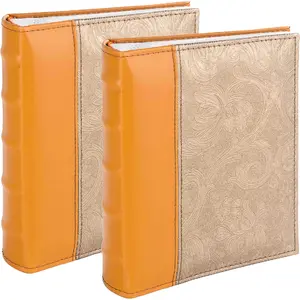 Photo album Victoria Collection B 10x15 cm 200 pockets Flower-3 gold, pack of 2