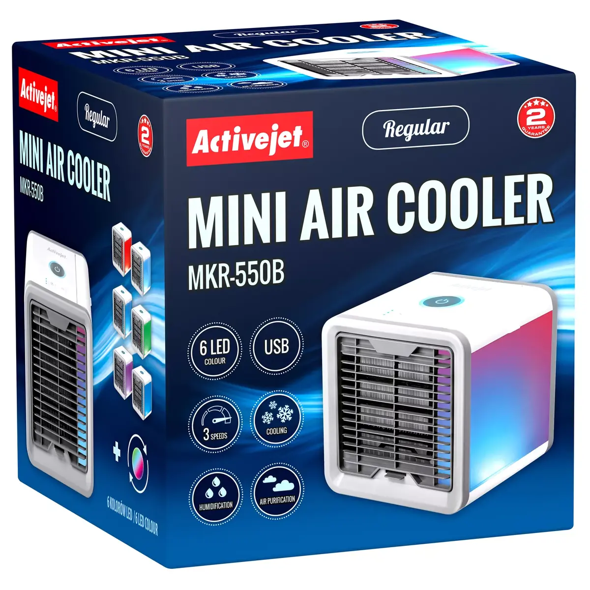 Portable evaporative air cooler Activejet Regular MKR-550B Photo 12
