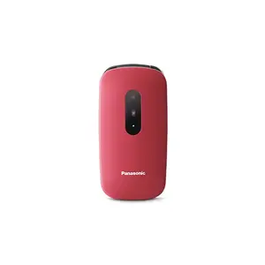 Salokāmais tālrunis Panasonic KX-TU446EXR — 2.4" (6.1 cm) ekrāns, 320×240, Single SIM, Bluetooth, 110 g, sarkans
