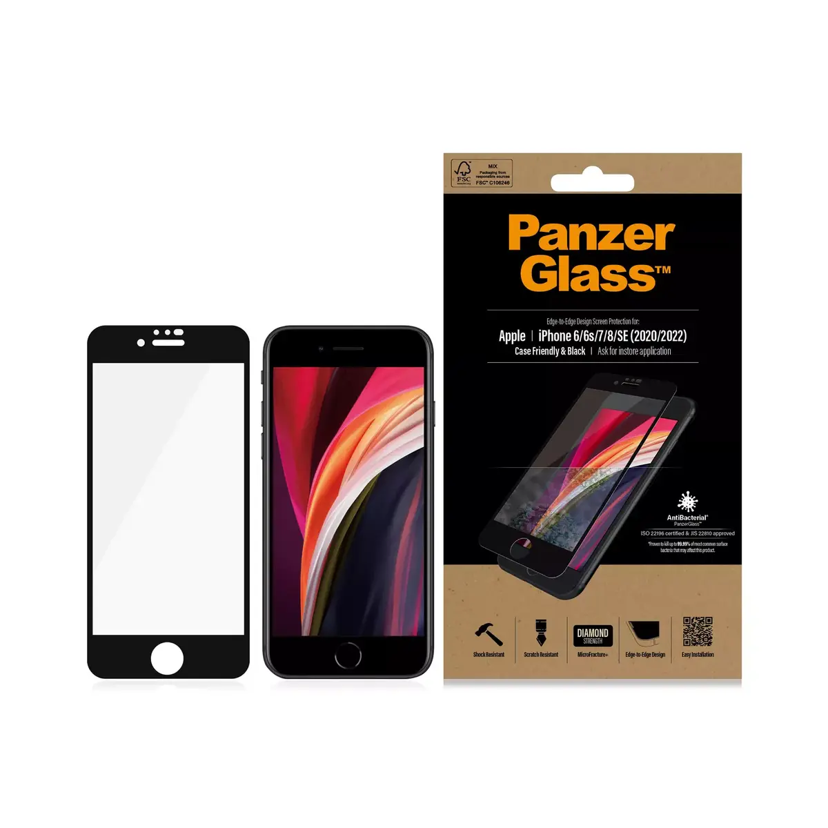 Ekrāna aizsargs PanzerGlass Apple iPhone 8 7 6s 6 SE 2020 Photo 3