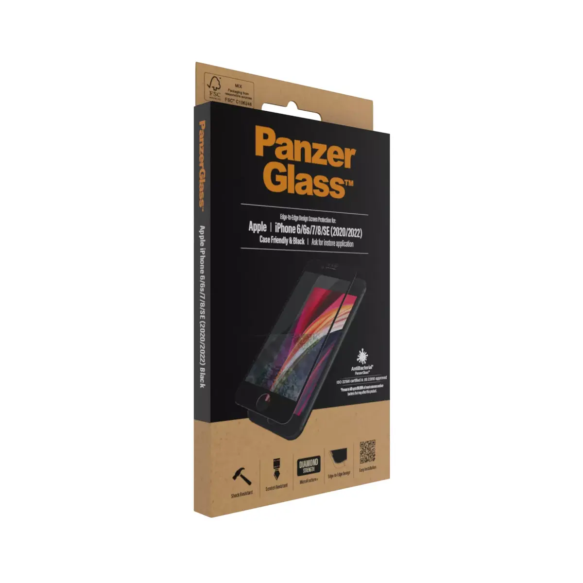 Ekrāna aizsargs PanzerGlass Apple iPhone 8 7 6s 6 SE 2020 Photo 4