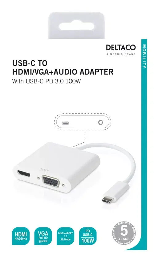 Docking Station Deltaco USBC-HDMI16 Photo 3