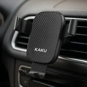 Car mount iKaku KSC-256 360° rotating gravity phone holder, black