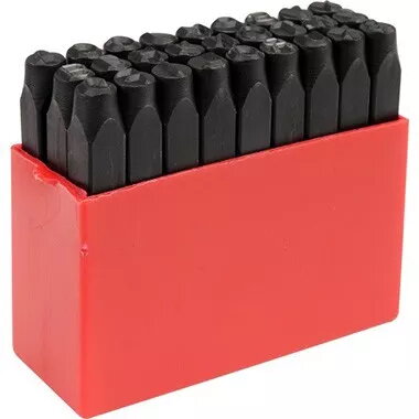 Burtu cirtņu komplekts YATO YT-6862, simbolu
