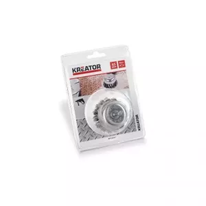 Vītņu suka uz vārpstas 65 mm KREATOR KRT150107 tērauda sariem elektriskajiem instrumentiem