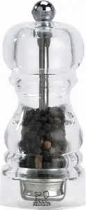 Salt and pepper mill PEUGEOT NANCY acrylic clear 12 cm, model 42727-12