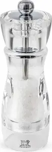 Salt mill PEUGEOT VITTEL acryl clear 16 cm, manual grinder for table use