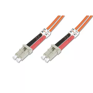 Digitus LC OM4, 1m optisko šķiedru kabelis I-VH OM2 Oranžs