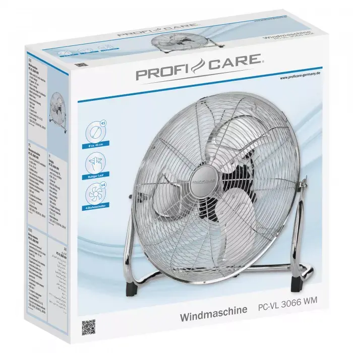 Profi-Care PC-VL 3066 grīdas lāpstiņu ventilators Photo 6