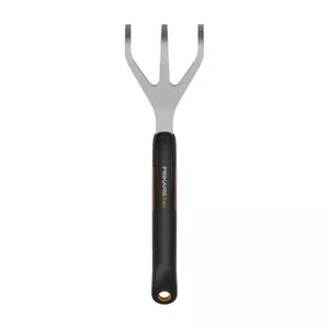 Hand cultivator Fiskars Xact Black Stainless steel