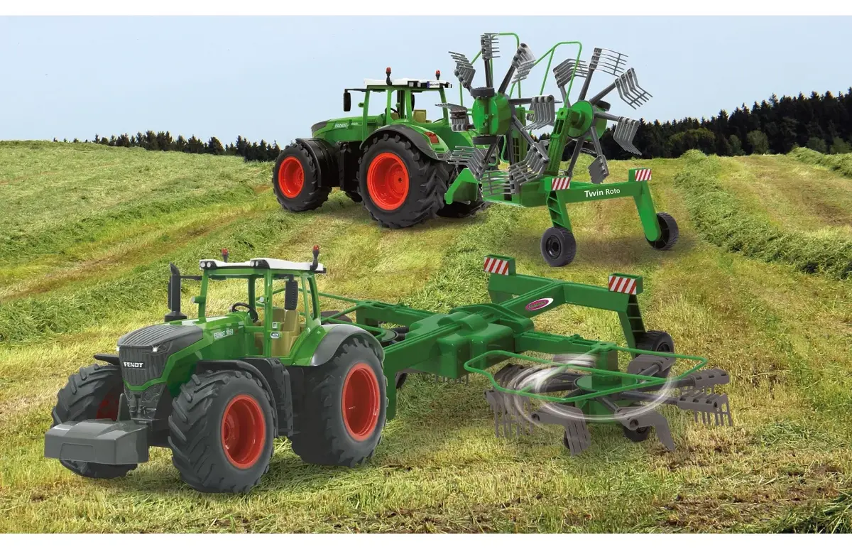 Mēroga modeļa daļa Jamara Hay Rake Twin Roto Photo 6