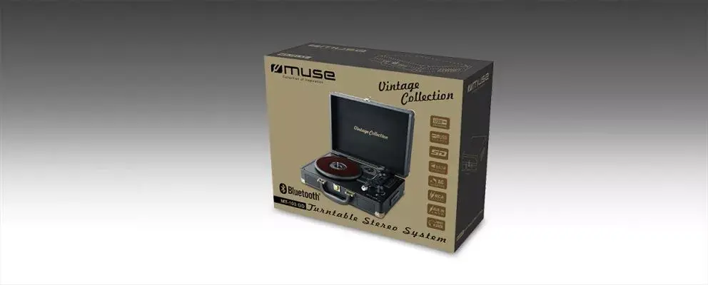 Vinyla atskaņotājs Muse MT-103 GD Photo 3