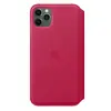 Apple iPhone 11 Pro Max Leather Folio — Berry Photo 3