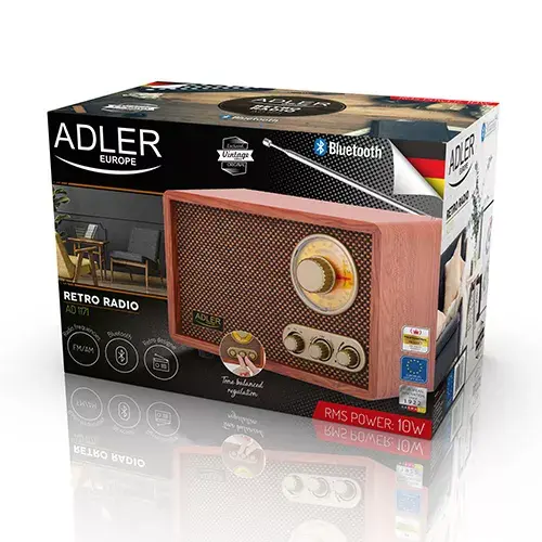 Pārnēsājams radio Adler AD 1171 — AM/FM Bluetooth Photo 8