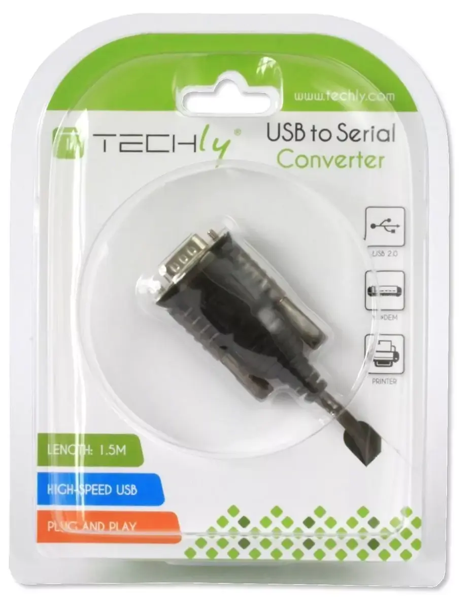 Sērijas kabelis Techly IDATA-USB2-SER-1 Photo 2