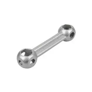 Wrench set FISCHER 85510 — adjustable holder with 10 sizes 6–15 mm
