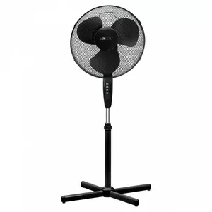 Mājas bezlāpstiņu grīdas ventilators CLATRONIC VL 3603 S — 3 ātrumi, 45 W, 220–240 V, melns