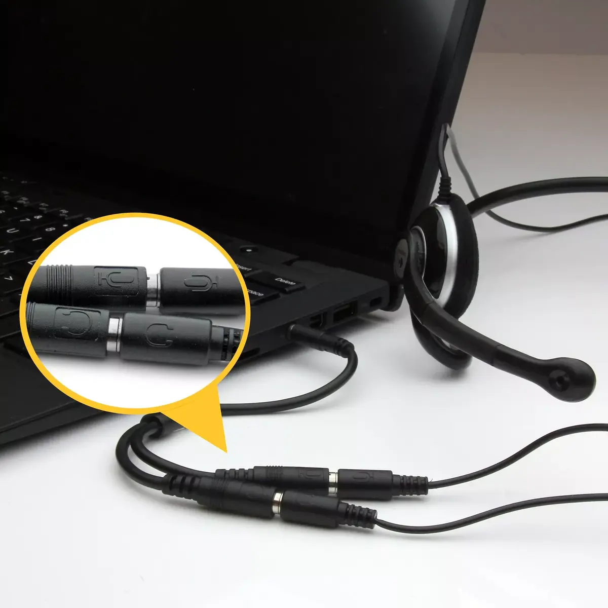 StarTech MUYHSMFF austiņu adapteris 3,5 mm TRRS → 2× TRS Photo 5