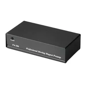 Phono Preamplifier Hama PA 506 with AC/DC Adapter 230V/50Hz Black
