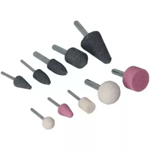 Slīpēšanas disku komplekts Faster Tools 649400 — koksnei un metālam, 10 gab.