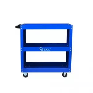 Tool trolley GEKO G10824 with 3 shelves, dimensions 775×345×760 mm