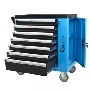 Service tool cabinet GEKO G10833 with 7 drawers, 243 pieces