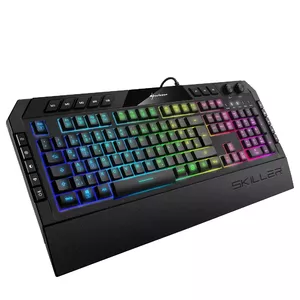 Keyboard Sharkoon Skiller SGK5 Gaming USB QWERTZ German Black