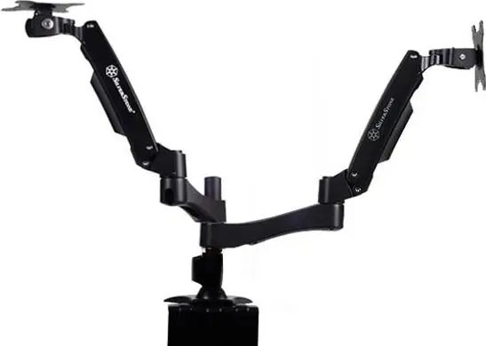 Silverstone SST-ARM22BC Dual Monitor Desk Mount Photo 3