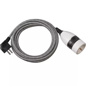 Power Extension Brennenstuhl 1161830 3m 1 AC Outlet Indoor Black White
