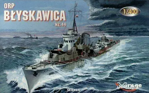 Mirage plastmasas modelis ORP Błyskawica wz.44 1:400 Photo 1