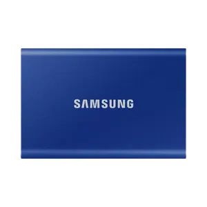 External SSD Samsung T7 Portable 1 TB, USB-C 3.2 Gen 2, NVMe, AES-256 Hardware Encryption, Blue