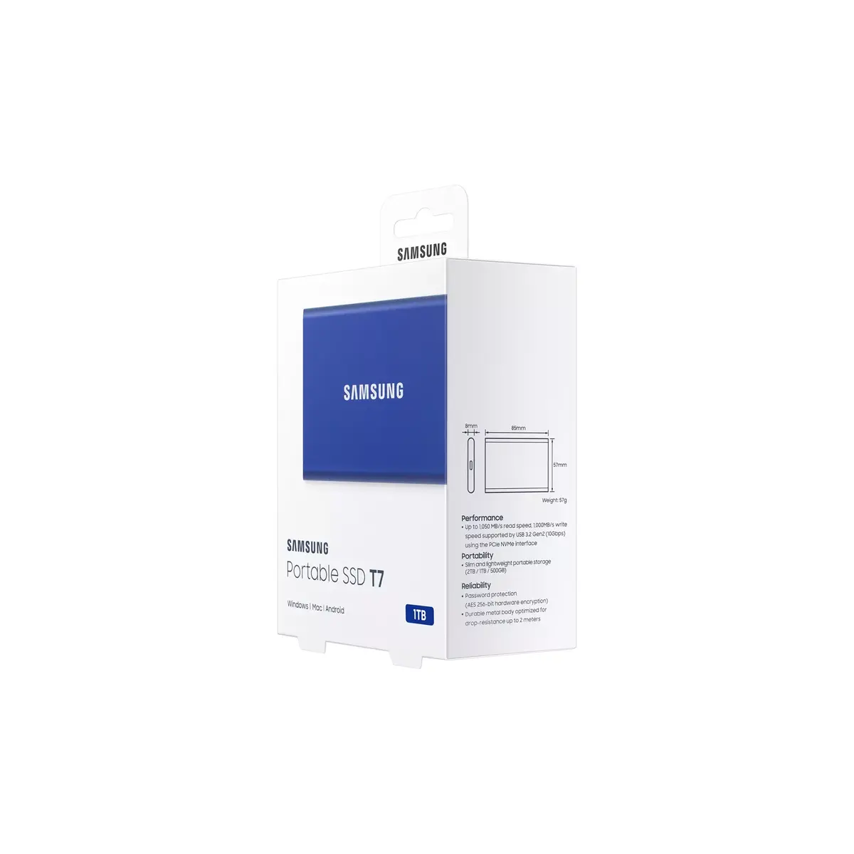 Samsung T7 Портативный внешний SSD 1 ТБ Photo 11