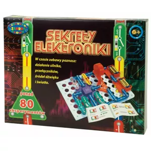 Educational electronics science kit Dromader Sekrety Elektroniki — 80 experiments