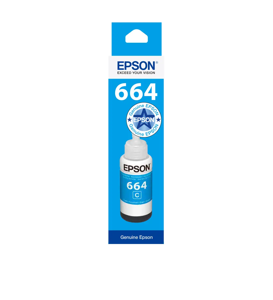 Чернильница Epson 664 EcoTank Cyan C13T664240 Photo 2