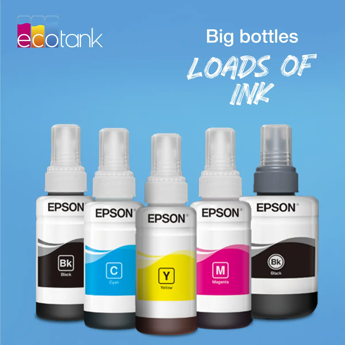 Чернильница Epson 664 EcoTank Cyan C13T664240 Photo 5