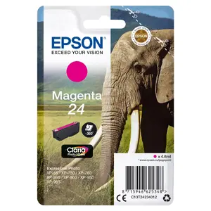 Epson 24 Magenta Claria Photo HD Ink Cartridge