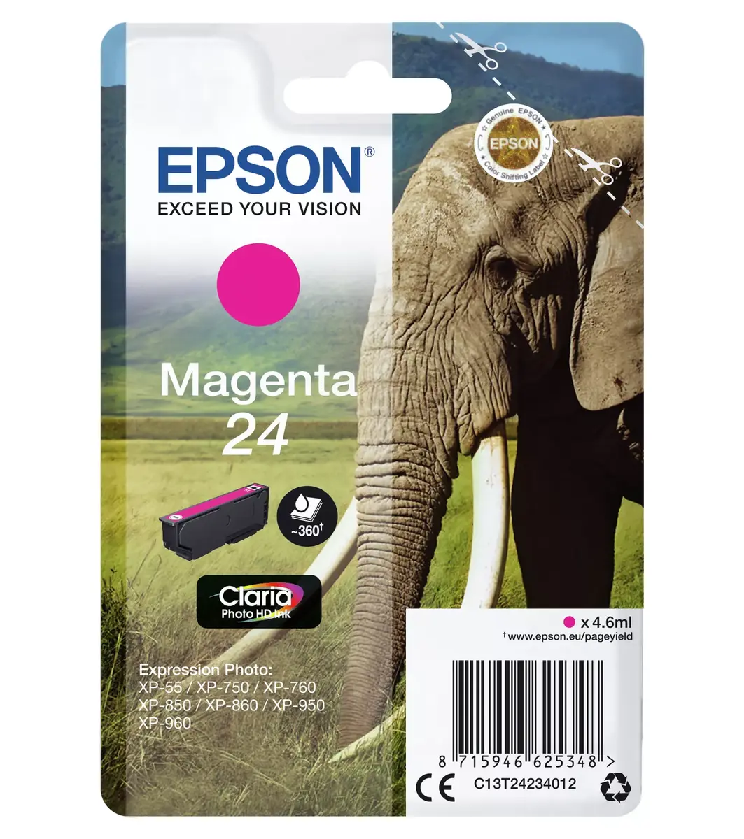 Epson 24 Magenta Claria Photo HD Ink Cartridge Photo 3