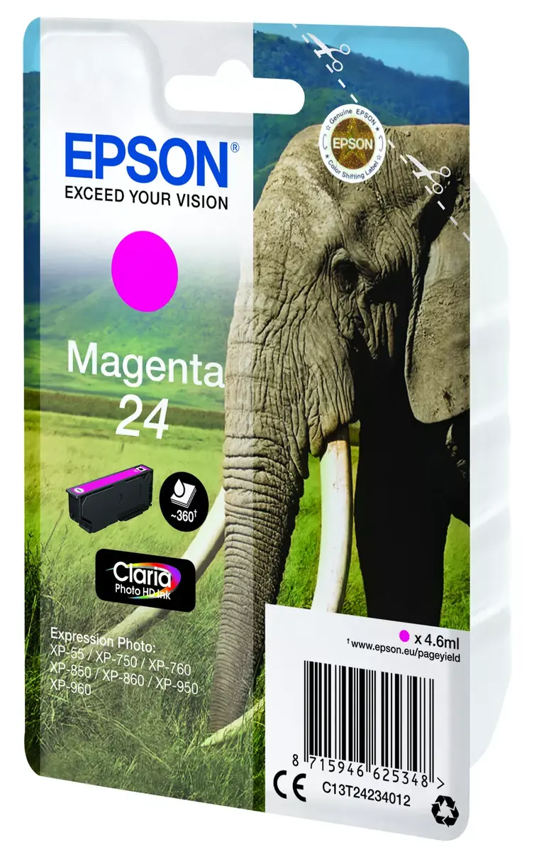 Epson 24 Magenta Claria Photo HD Ink Cartridge Photo 4