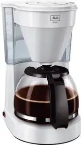 Drip coffee maker MELITTA 1023-01 — fully‑automatic, ground coffee, 10‑cup jug, 1050 W, white