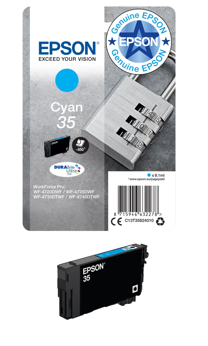 Epson Padlock 35 DURABrite Ultra Cyan