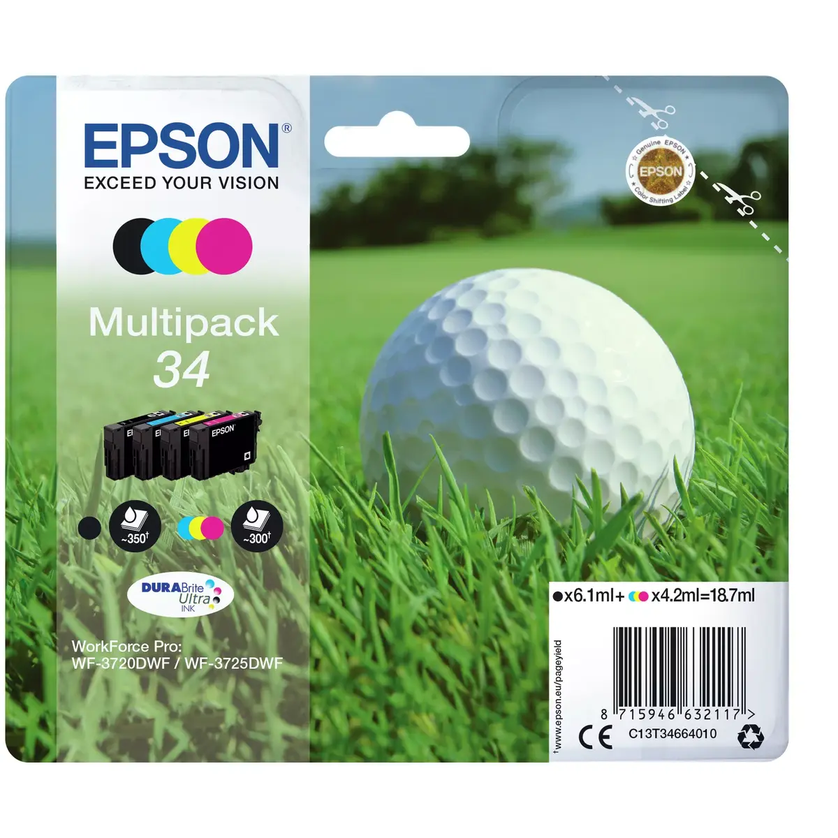 Kārtridžs Epson C13T34664010 34 Multipack BK,C,M,Y Photo 2