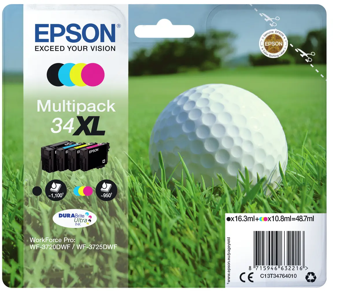 Epson 34XL DURABrite Ultra tintes kārtridžu