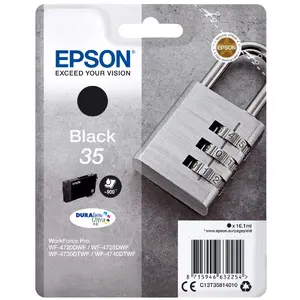 Cartridge Epson 35 WF-4720 WF-4720DWF WF-4725DWF WF-4730 WF-4730DTWF WF-4740 WF-4740DTWF Black