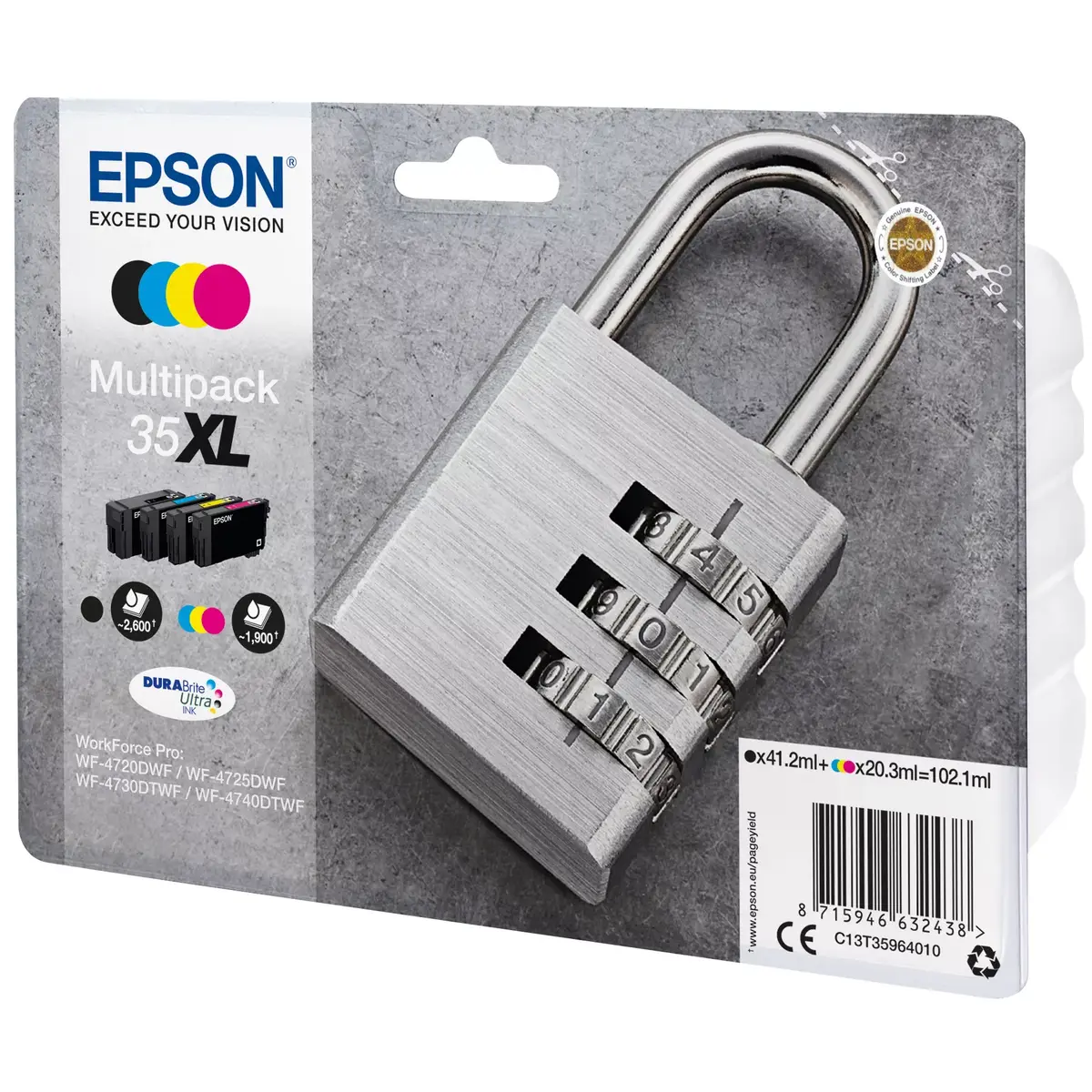 Картридж Epson Ink C13T35964010 35XL XL Multipack BK,C,M,Y Photo 2
