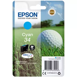 Картридж Epson 34 Cyan 300 страниц