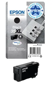 Чернильный картридж Epson Padlock 35XL DURABrite Ultra черный пигментный 41.2 мл 2600 страниц