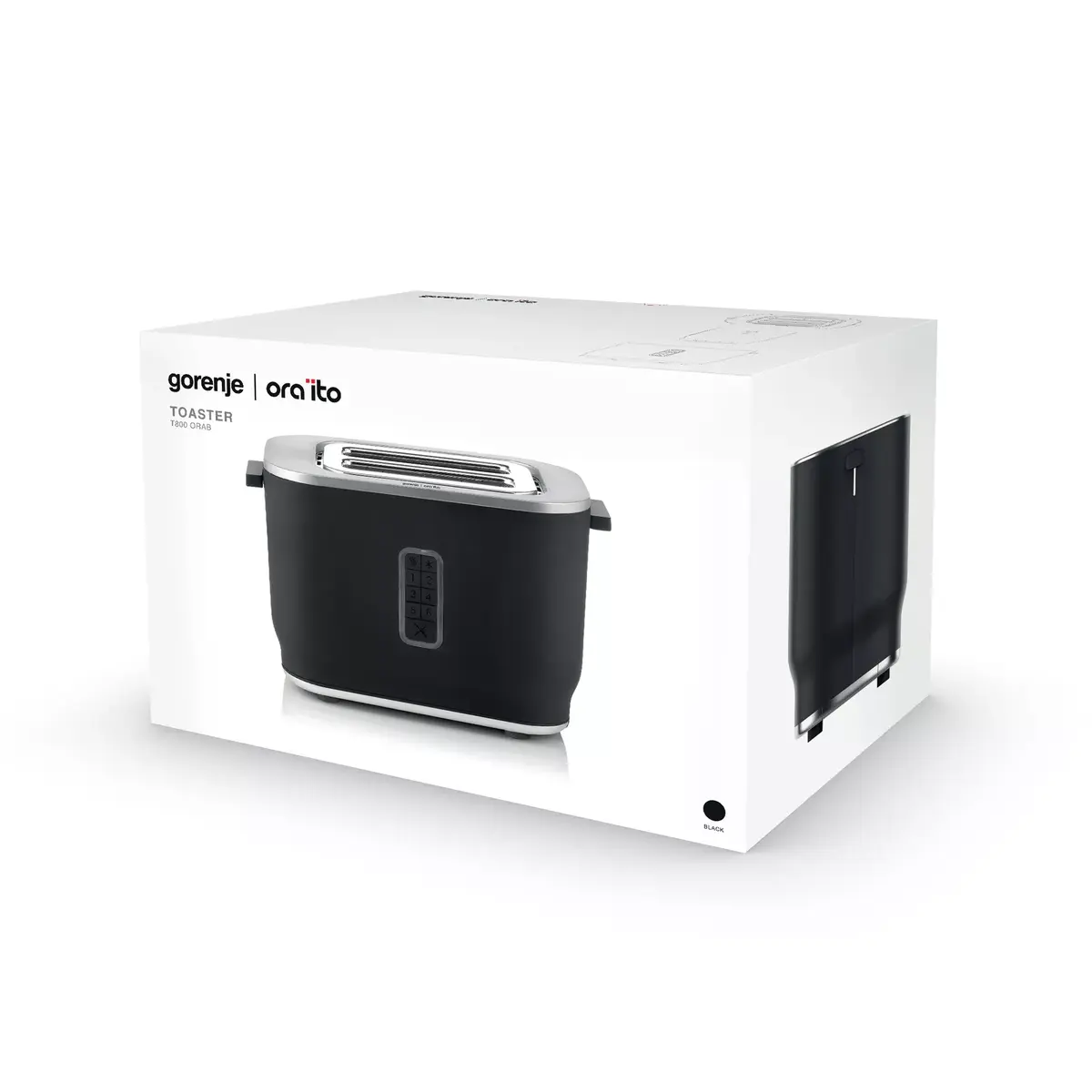 Maiznīca Gorenje T800ORAB 2 šķēles 800 W Photo 2