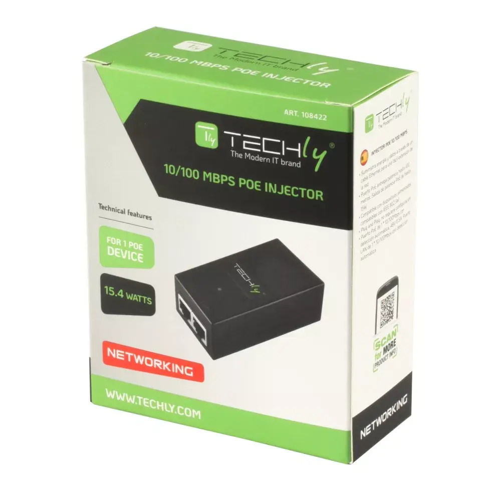 PoE adapteris Techly I-SWHUB 1500STY Photo 2